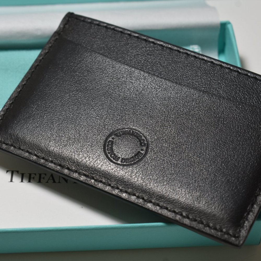 NEW Tiffany & Co Smooth Leather Card Case, Credit Card, I.D., Wallet